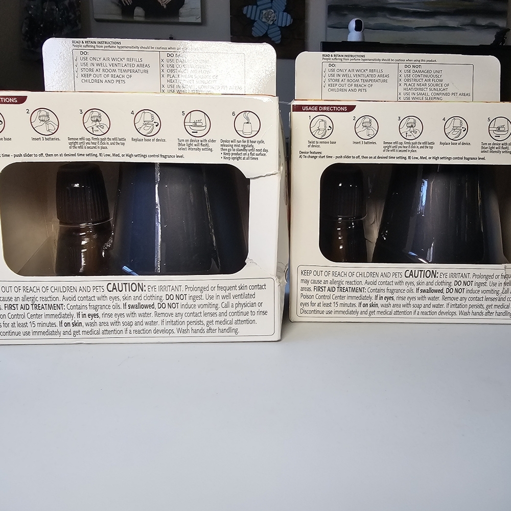 $6.49 SHIPPING  (2) NWT Air Wick Essential Mist Starter Kits - Picture 3 of 6